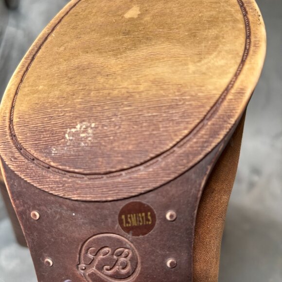 Lucky Brand Tan Leather Western Ankle Booties‎ – Women’s 7.5 M - Picture 7 of 7